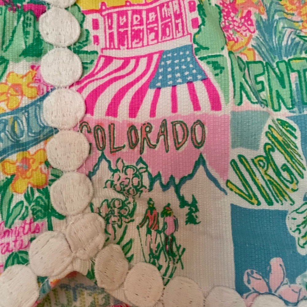 Lilly Pulitzer Patty Skort Lilly State of Mind - size 4 - Picture 3 of 4